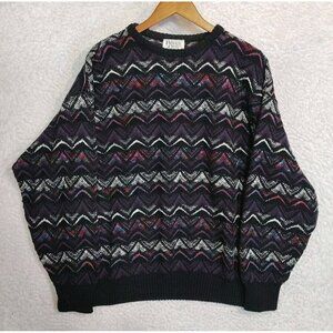 Vintage Private Club Men's Sweater 100% Acrylic Made In The USA Cosby